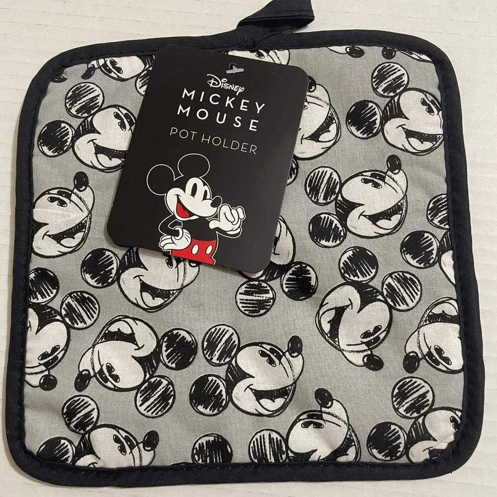 Disney Mickey Mouse Potholder Red & Black Multicolor with Tag - Picture 5 of 5